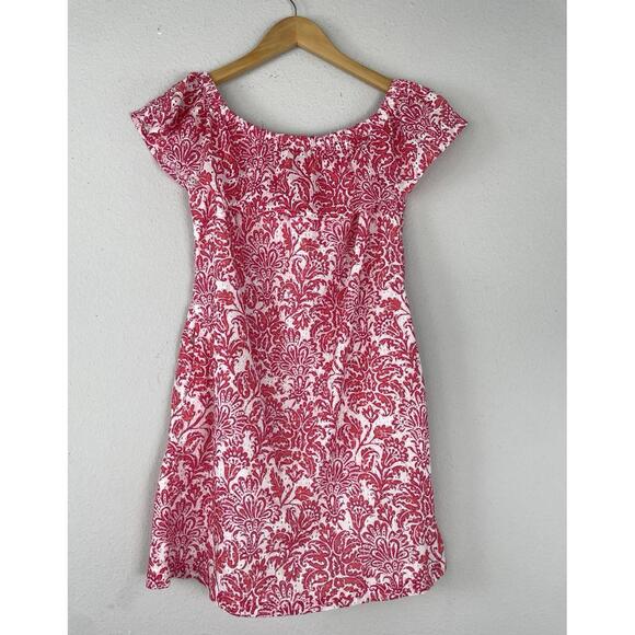 Tommy Bahama Dresses & Skirts - Tommy Bahama Women's Harbor Eyelet Mini Dress Fully Lined Passion Pink Size XS